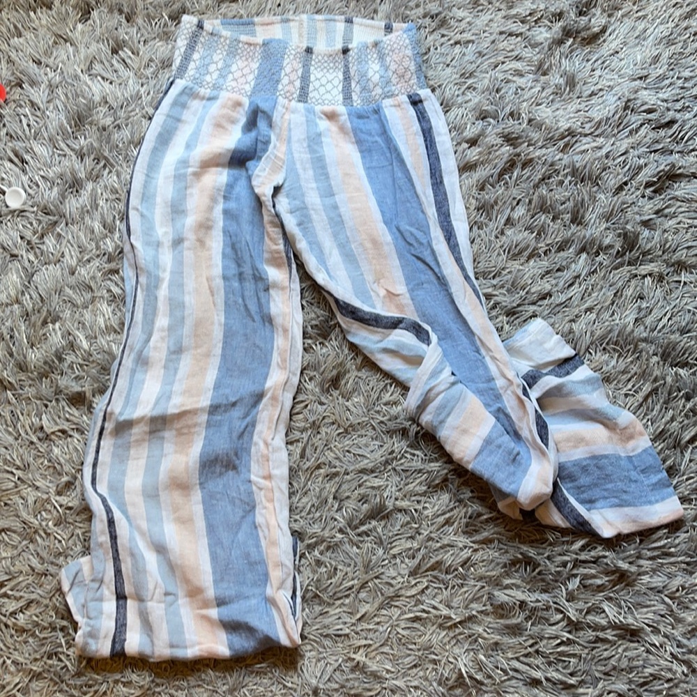 Beachy flared pants cover up. Size small